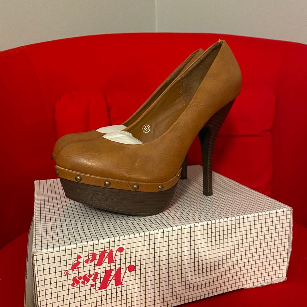 Brown Platform Stilettos